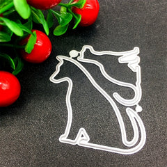 1pc Metal Cutting Dies Stencils for DIY Scrapbook Cat Dog Card Making