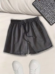 Drawstring Solid Shorts for Women Summer & Spring