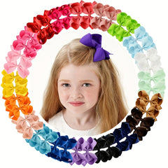 20pcs Bowknot Hair Pins - Ideal Girls' Party & Holiday Gift