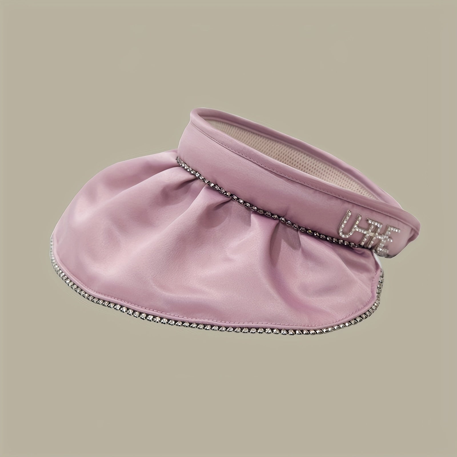 Casual Shell Visor Hat UV Protection Foldable Solid Summer Sun Hat For Women