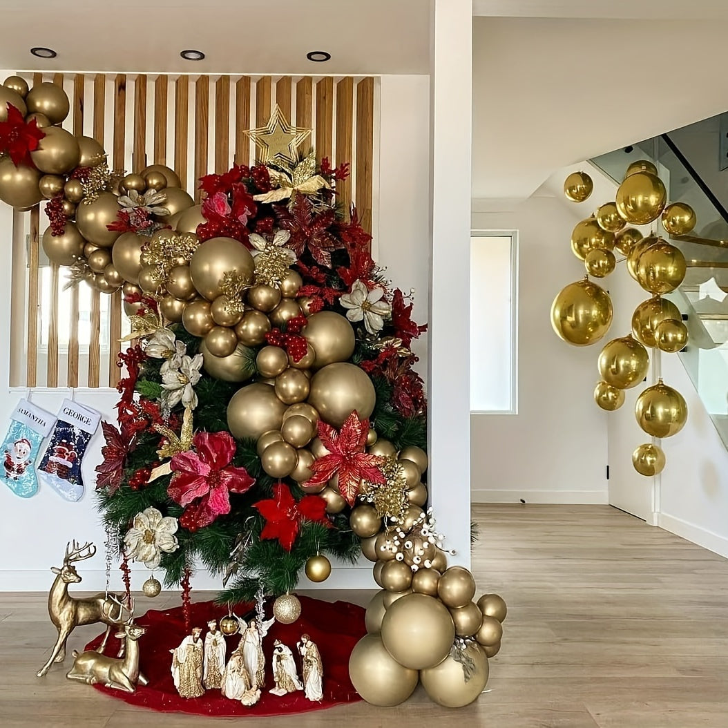 68pcs Golden Balloons Garland Arch Kit 12-72 cm Sizes