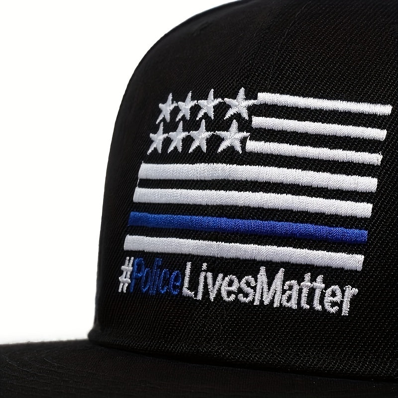 Flag Embroidery Snapback Hat Hip Hop Sunshade Dad Hat