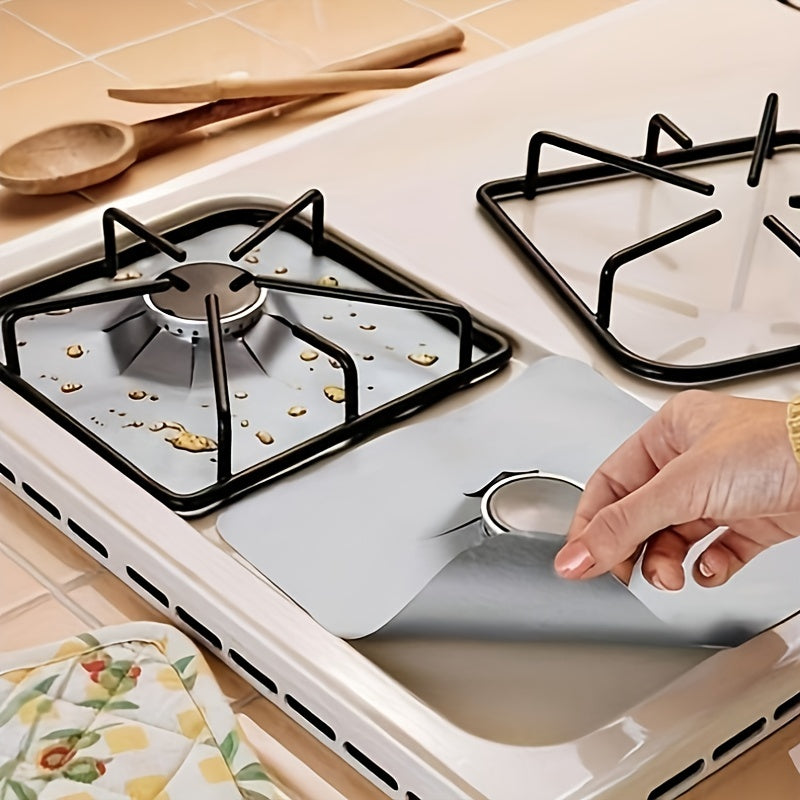 4pcs Gas Stove Burner Cover Reusable and Extra Thick Stovetop Burner Protectors