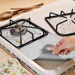 4pcs Gas Stove Burner Cover Reusable and Extra Thick Stovetop Burner Protectors