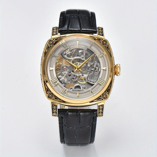 Student's Automatic Mechanical Hollow Watch Waterproof