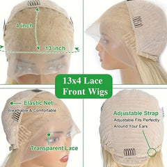 13x4 Lace Frontal Wig Transparent Kinky Curly Wig Natural Hairline Human Hair