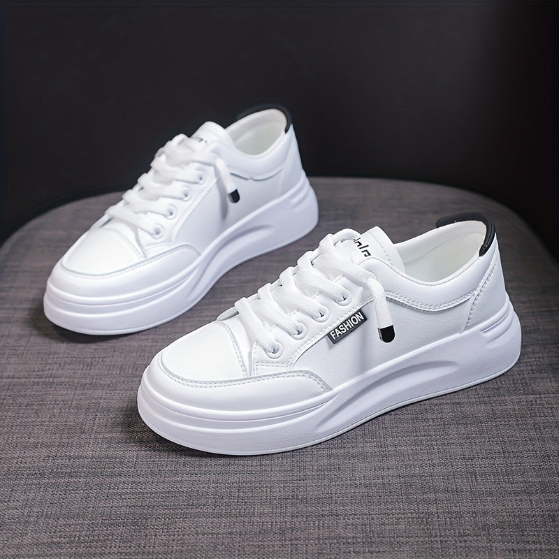 Women's Platform Sports Shoes Lace Up Skate Shoes
