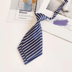 Striped Printed Pre Tie For Boys