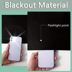 Portable Blackout Shades Blinds w/ Tapes Travel Window Curtains