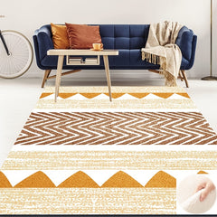 Modern Fluffy Faux Wool Area Rug Non-Slip Large Carpet for Living Room Bedroom