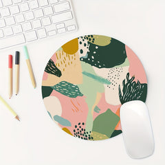 Abstract Artistic Boho Mouse Pad Non Slip Rubber Base