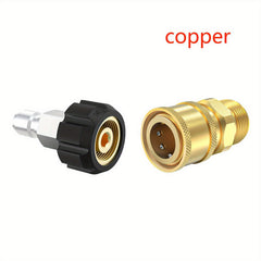 Pressure Washer Adapter Set M22 Swivel To 7 62 20 Quick Connect