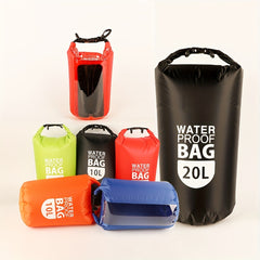 Waterproof Dry Bag for Swimming Rafting Surfing PVC Plaid Cloth Storage Bag