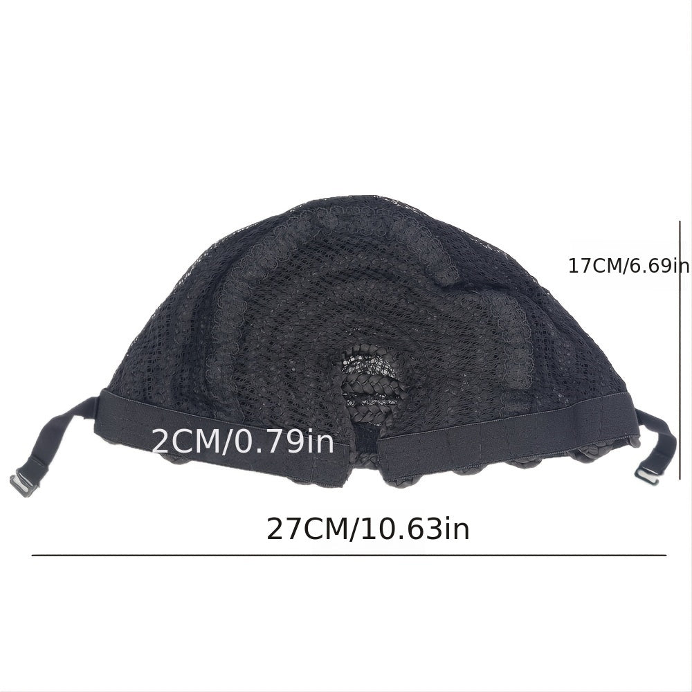 Adjustable Braided Wig Cap for Women, Crochet Cornrow Cap for Synthetic Wigs