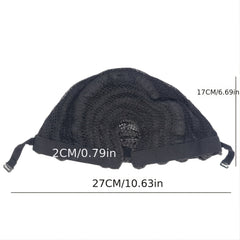 Adjustable Braided Wig Cap for Women, Crochet Cornrow Cap for Synthetic Wigs