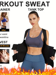 Women's Sauna Sweat Waist Trainer Vest for Weight Loss Workout