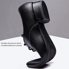 Men's Low Heel Point Shoes Comfy Lace Up Dance Shoes
