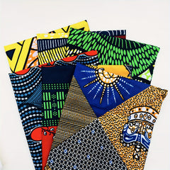 6pcs Fabric Fat Quarters Print Fabric for Sewing Face Covering