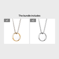 One Ring Of Power Elf Bilbo Baggins Gollum Tolkien Letter Necklaces