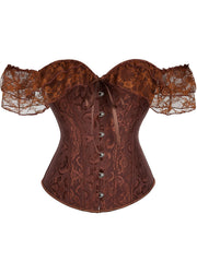Lace Corset Bustier Tummy Control Body Shaper Women's Lingerie