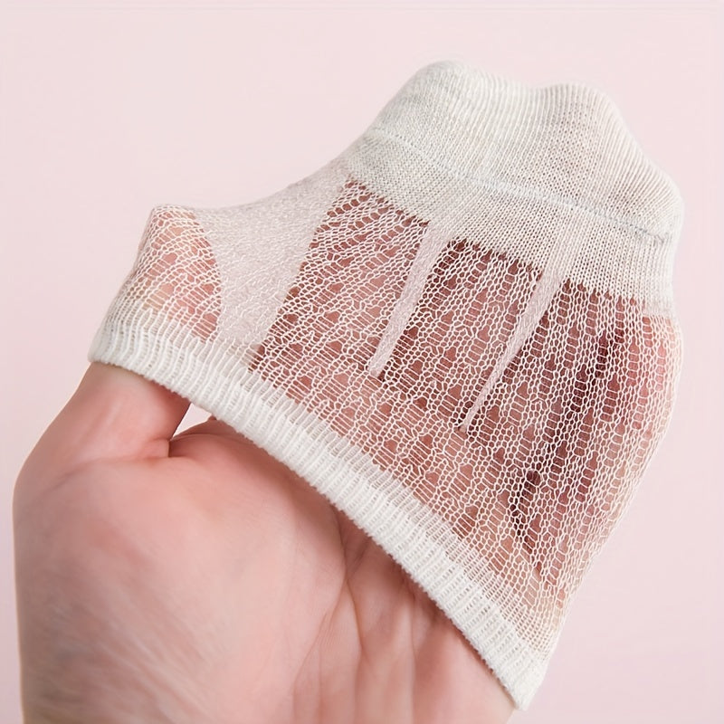 Ice Breathable Baby Socks - 5 Pairs