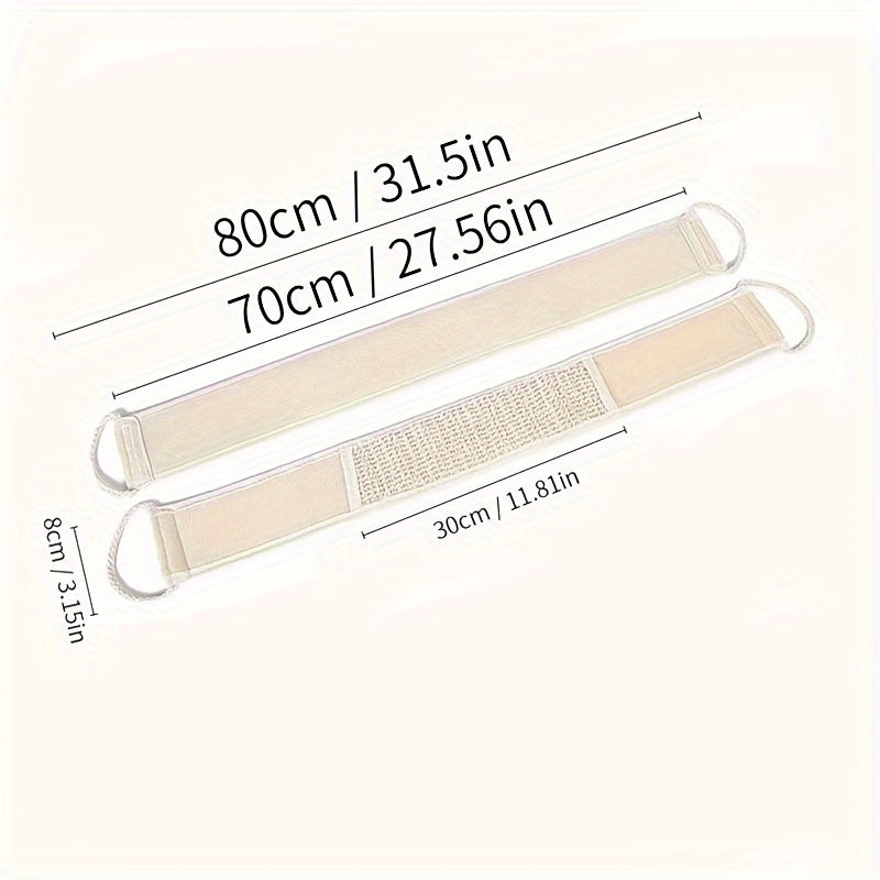 Natural Exfoliating Loofah Back Scrubber For Shower Bath Long Handle