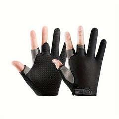 Unisex Fishing Gloves Breathable Anti Slip Wear Resistant