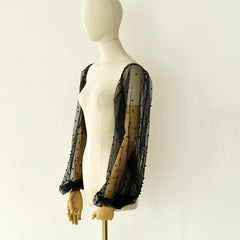 Lace Detail Long Sleeve Gloves for Weddings and Events