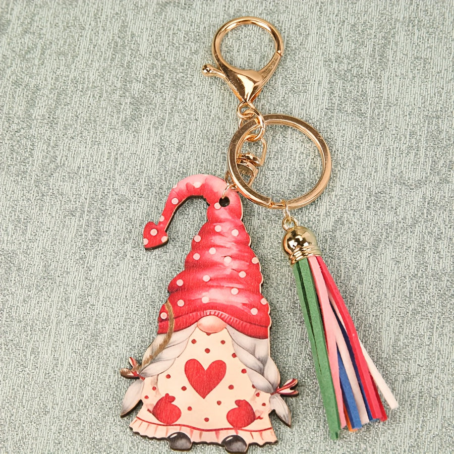 Christmas Resin Pendant Keychain for Car Keys Backpacks Wallets