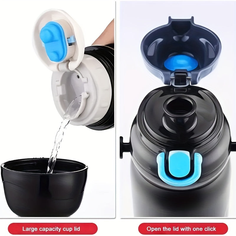 800ml Stainless Steel Water Bottle Double Insulation Cup