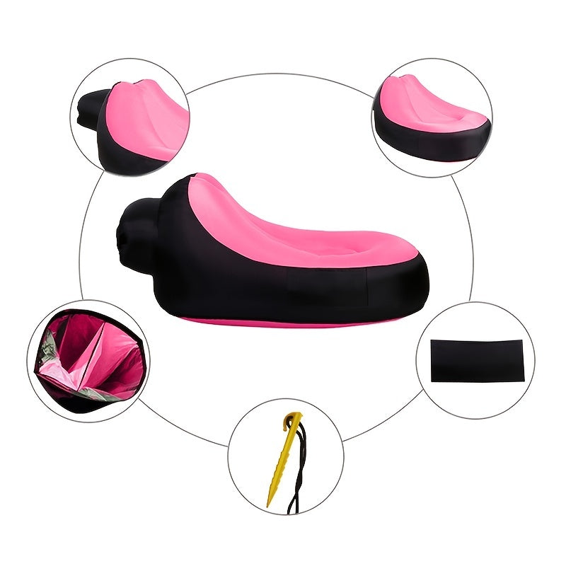 Portable Inflatable Water Hammock Floating Bed for Outdoor Camping