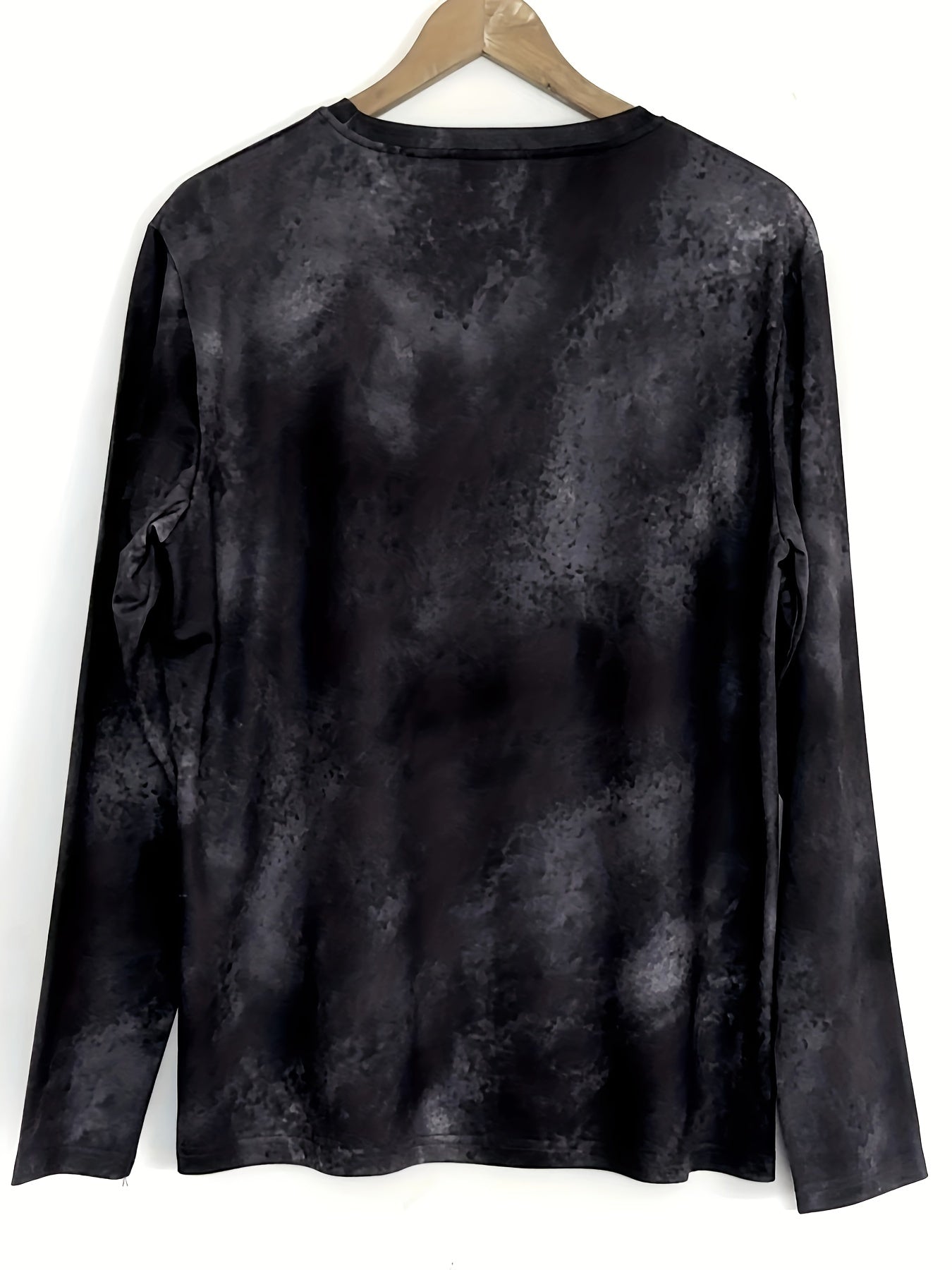 DD 53 Print Men's Long Sleeve Vintage Novelty Tee