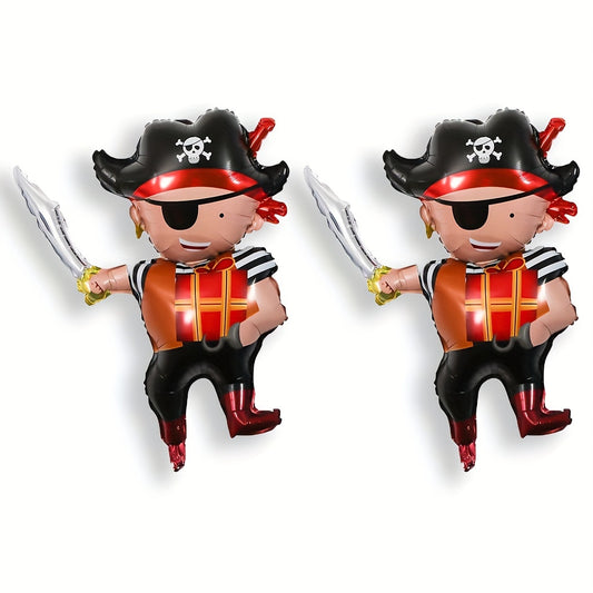 Pirate Balloons Holiday Decorations 3pcs Scene Decoration Balloons