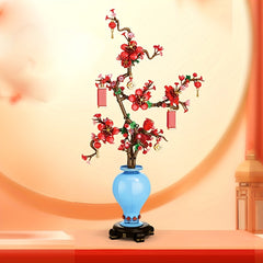Chinese Spring Building Block Immortal Flowers DIY Ornaments