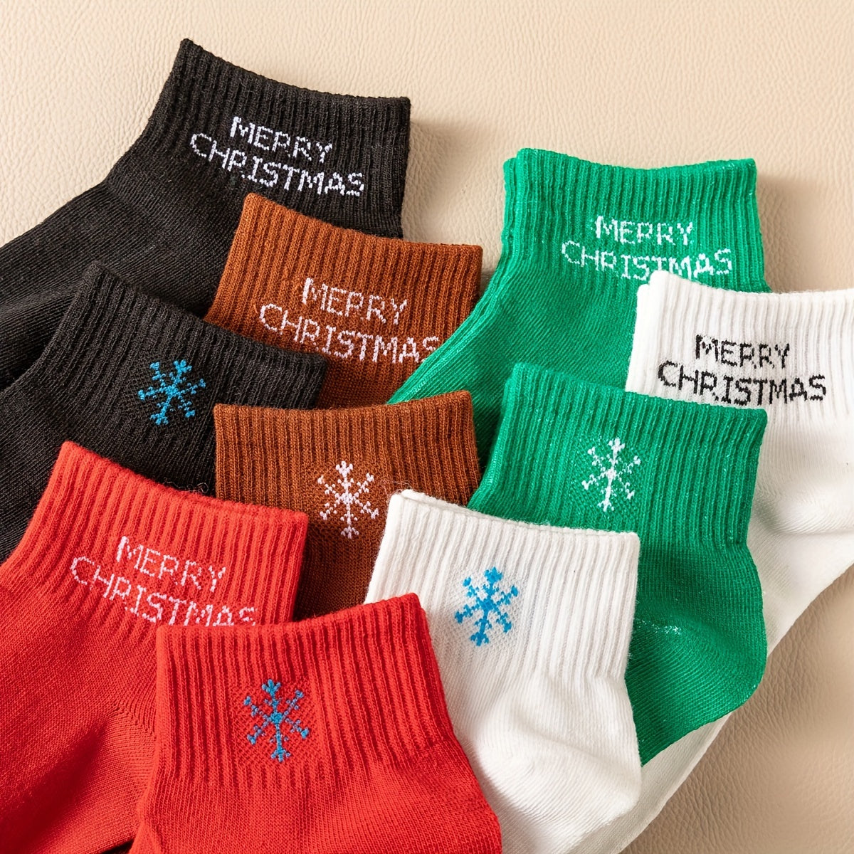 Christmas Cartoon Ankle Crew Socks Pack Women's Stocking
