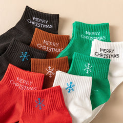 Christmas Cartoon Ankle Crew Socks Pack Women's Stocking