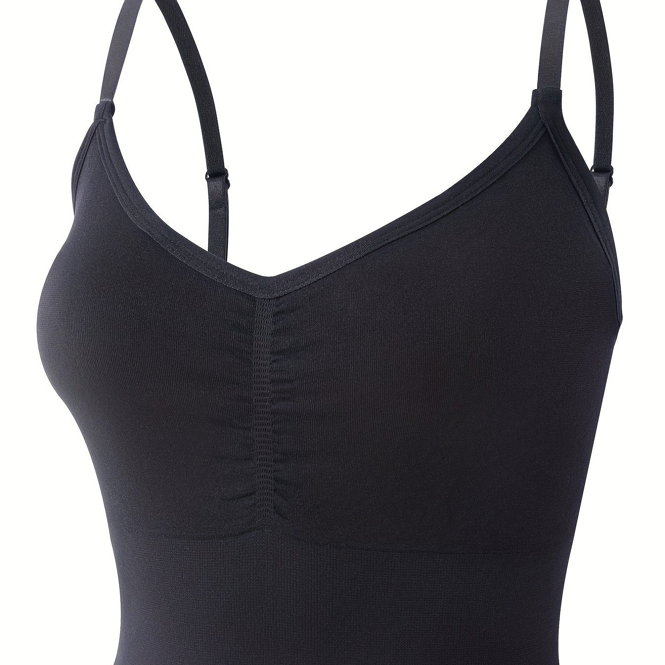 Plus Size Ruched Wireless Bralette Full Cover Longline Bra