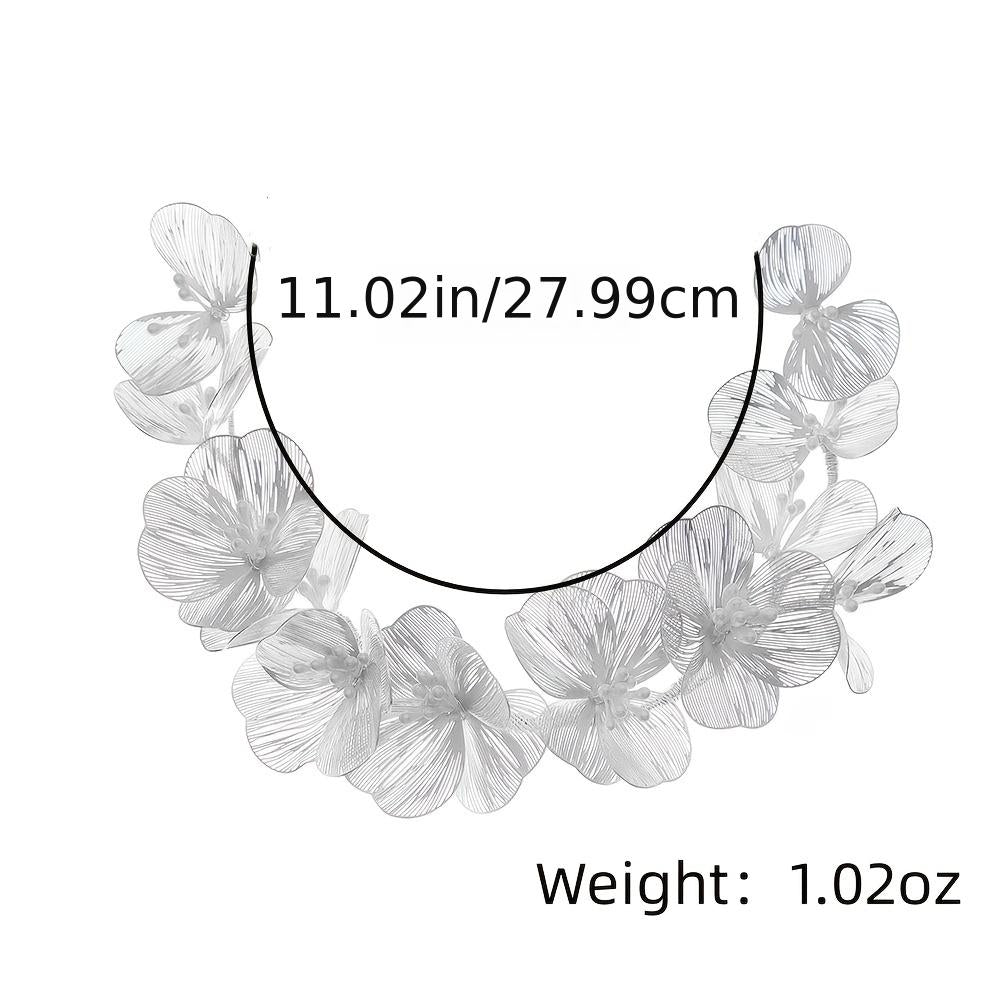 Golden Leaf Pearl Headband Vintage Baroque Hair Piece