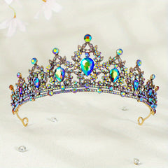 Rhinestone Crown Headband Tiara Hair Accessory Women