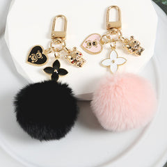 Love Heart Bear Keychain Bag Purse Charm Accessories