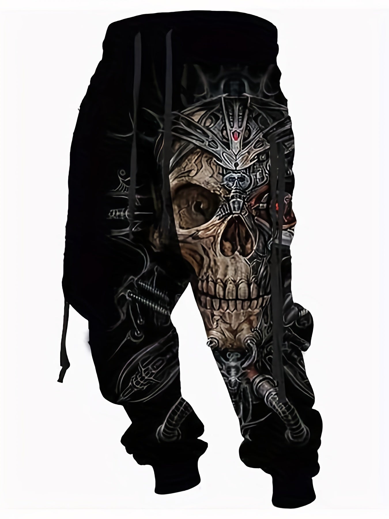 Skull 3d Print Men's Jogger Pants Halloween Streetwear