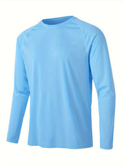 Men's Sun Protection Shirt UPF 50 Long Sleeve Rash Guard