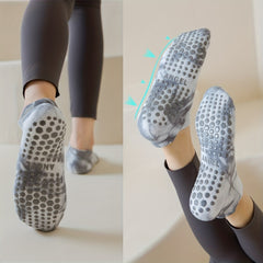 Tie Dye Ankle Socks Anti Skid Gripper Yoga Pilates Barre Ballet Fitness