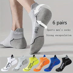 Men's Short Sports Socks Moisture Wicking Ankle Socks