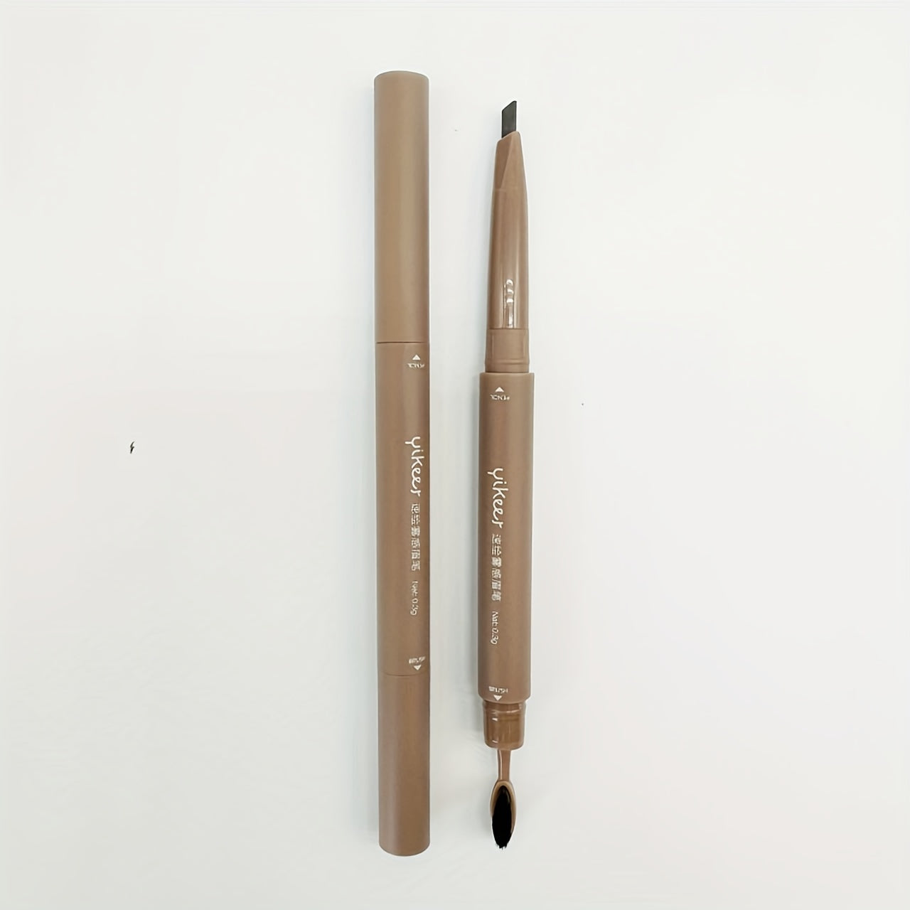 2 Colors Eyebrow Pencil Waterproof Sweat Proof with Brush Head