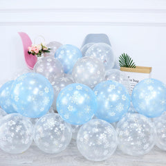 Snowflake Balloon Garland Arch Kit Winter Wonderland Party Decorations
