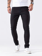 Men's Slim Fit Street Style Medium Stretch Skinny Jeans