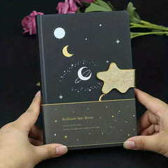Creative Paper Magnetic Notebook DIY Hand Painted Journal