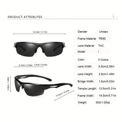TR90 Polarized Sports Sunglasses for Outdoor Cycling