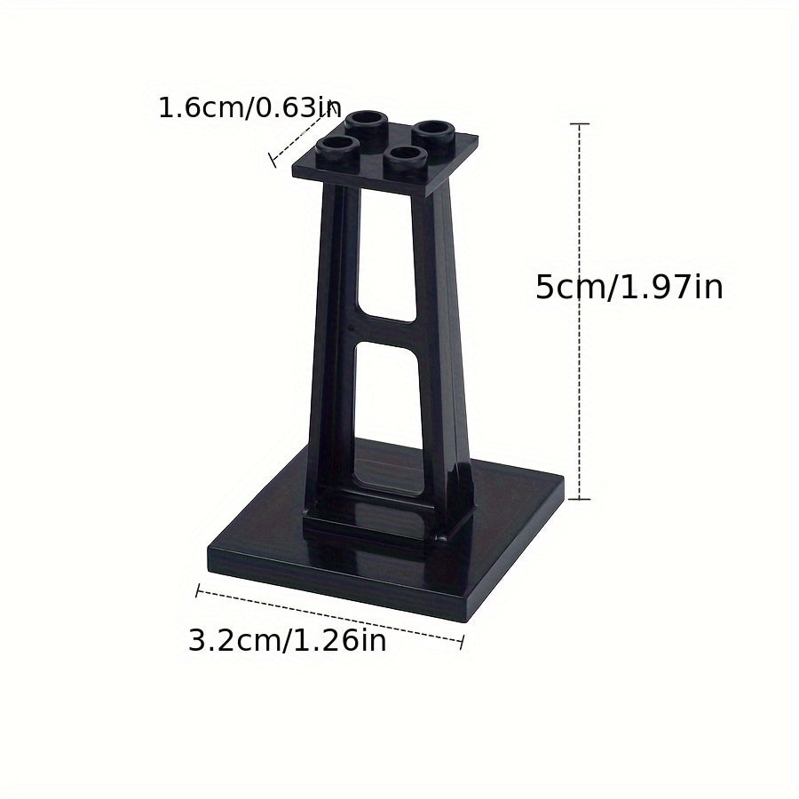 10pcs 4X4X5 Pillars Building Blocks Support Column Building Block Bracket